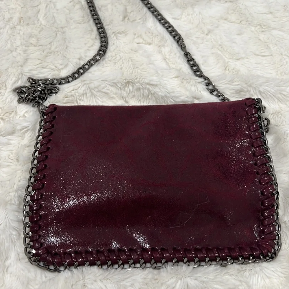 CHAIN TRIM CLUTCH/Crossbody Bag‎